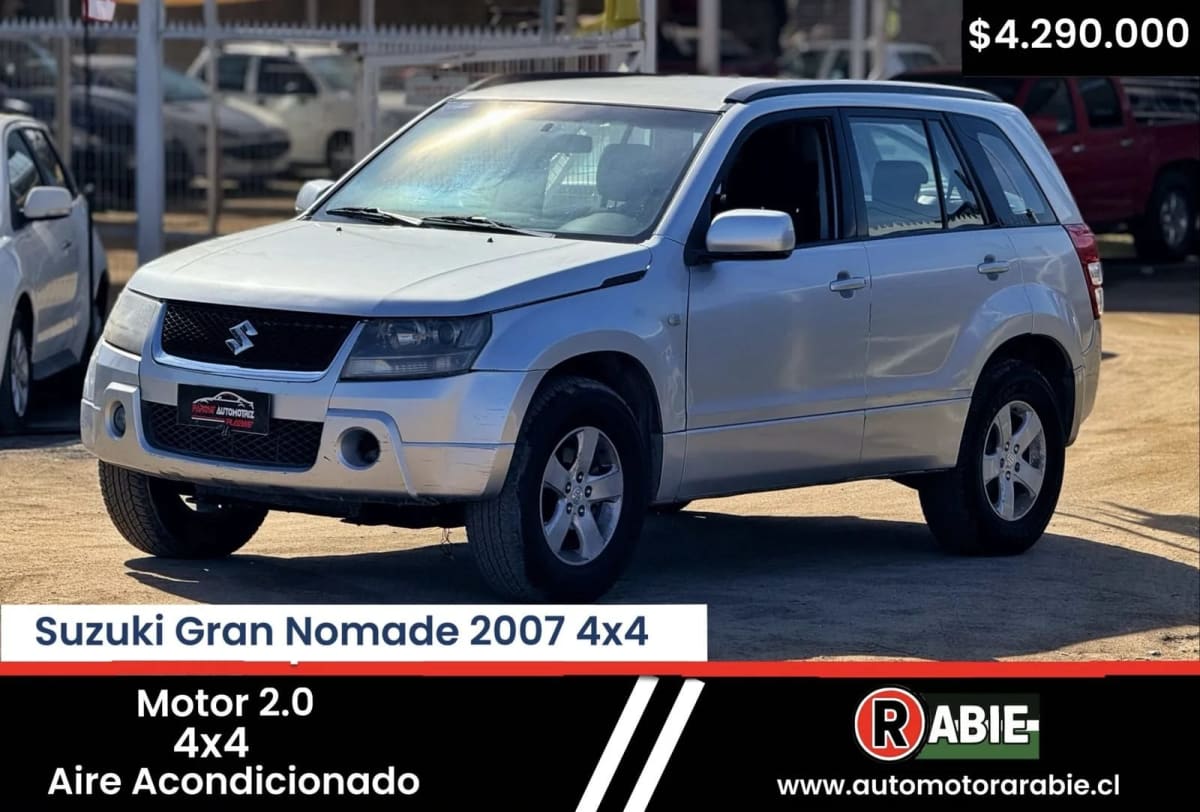 2007 Suzuki Gran nomade 4x4 Gris - Miniatura 2