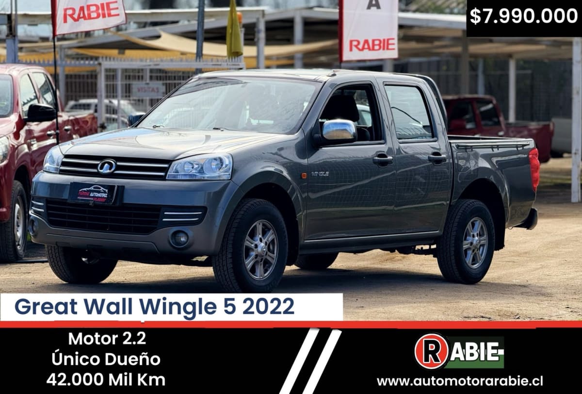 2022 Great Wall Wingle 5 2.2 5 Gris - Imagen 1