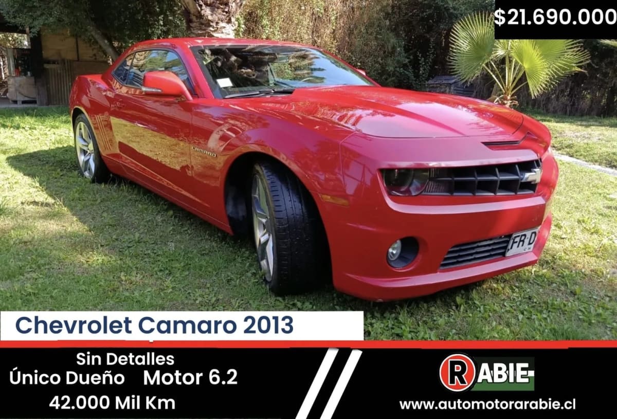 2013 Chevrolet CAMARO SS Rojo - Miniatura 3