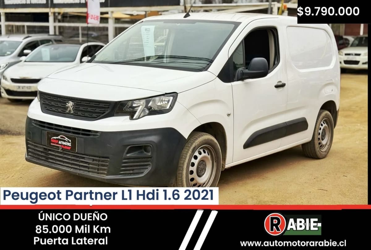 2021 Peugeot Partner L1 Blanco - Miniatura 2