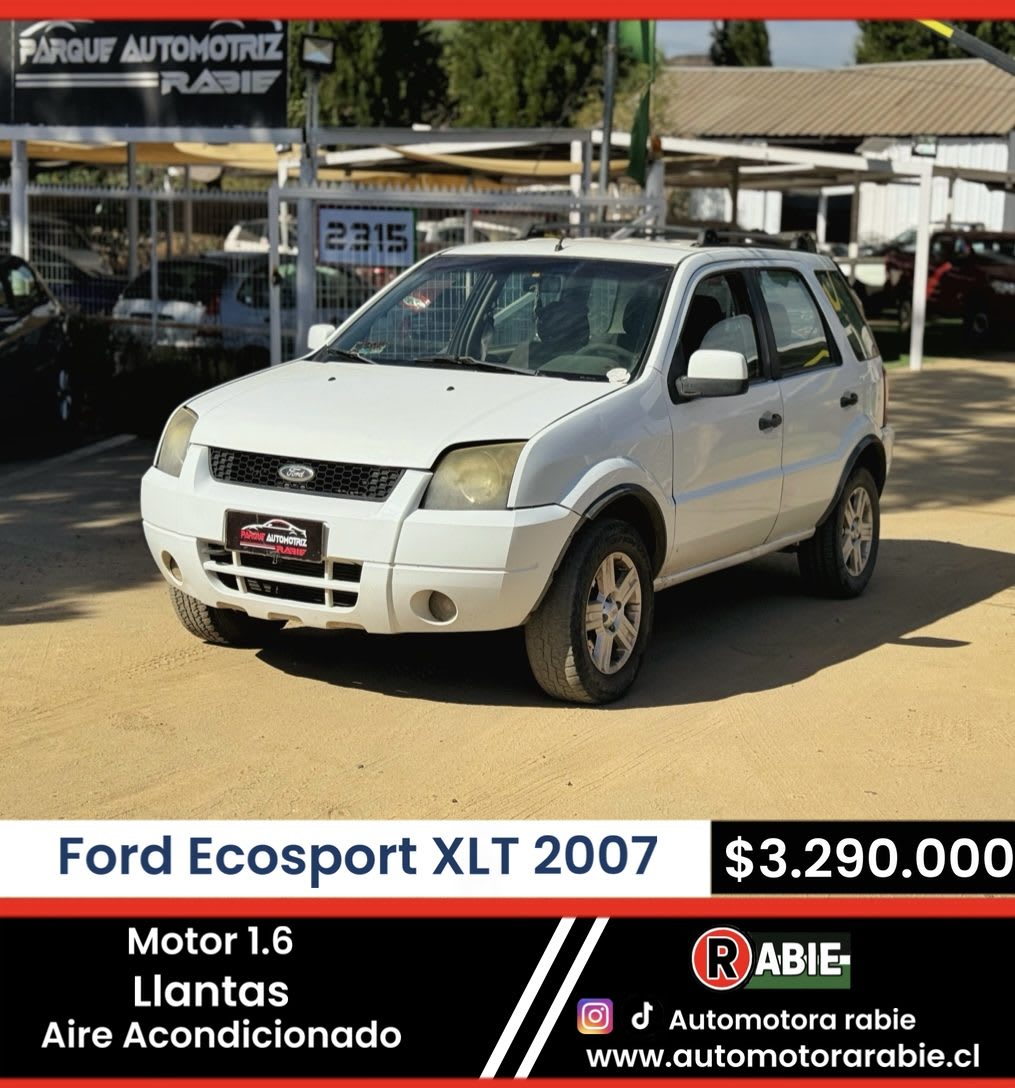 2007 Ford Ecosport Blanco - Imagen 1