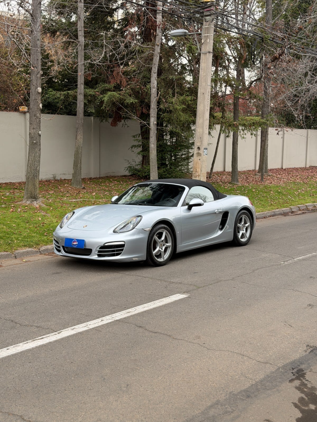 2014 PORSCHE BOXSTER 2.7 Gris - Miniatura 4