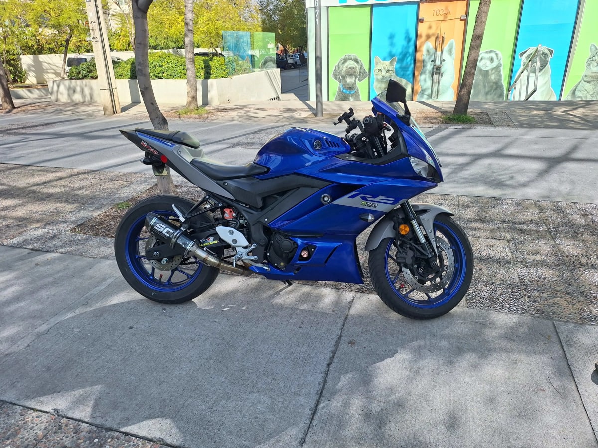 2021 Yamaha R3 YZF Azul - Miniatura 2