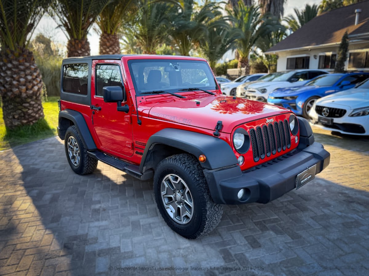 2016 Jeep WRANGLER 3.6L SPORT AT 🇺🇸  Rojo - Miniatura 2