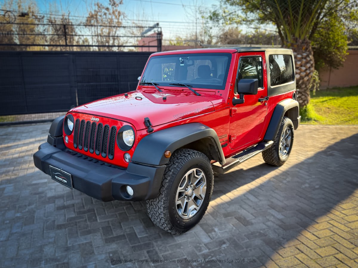 2016 Jeep WRANGLER 3.6L SPORT AT 🇺🇸  Rojo - Miniatura 8