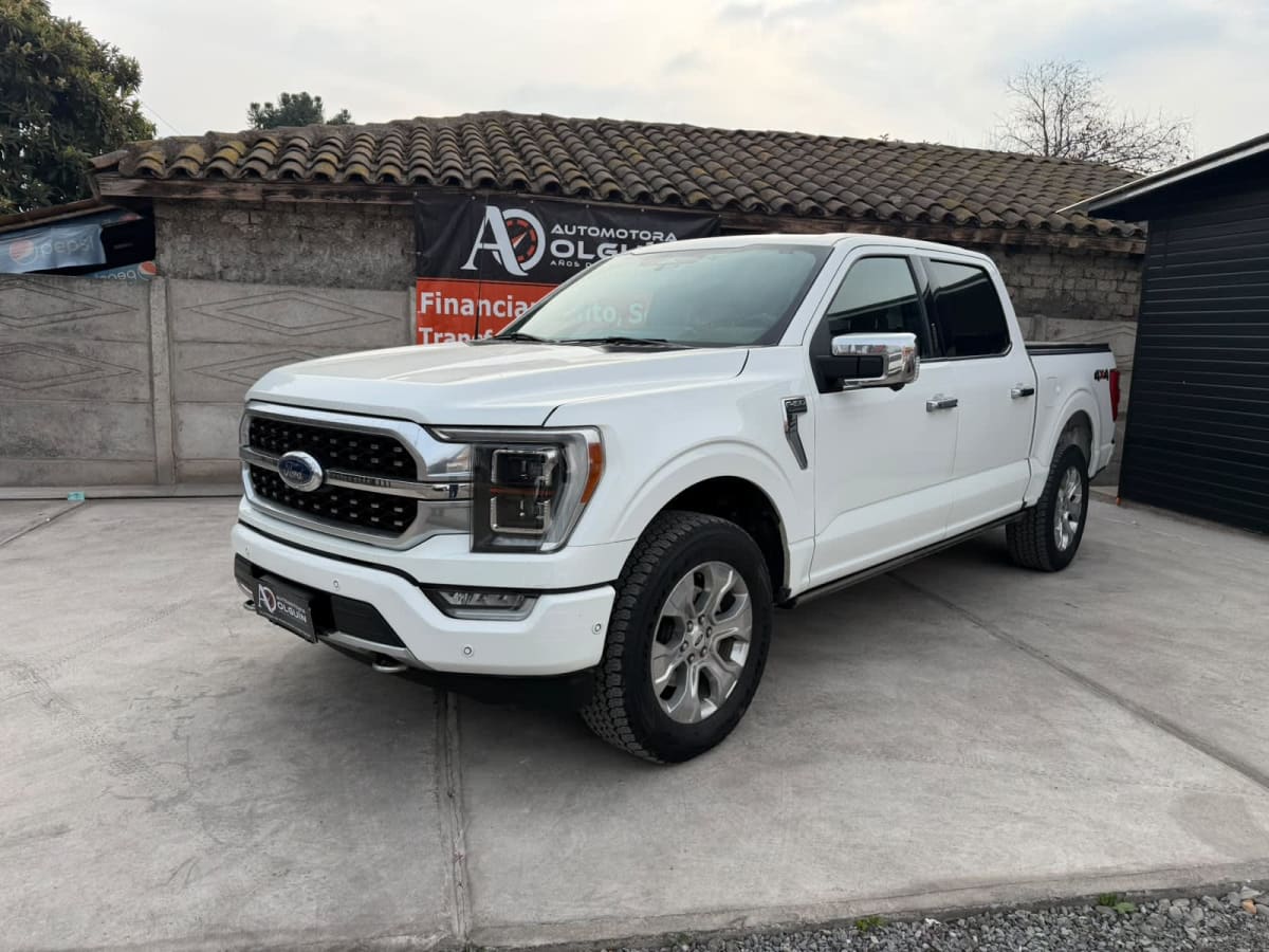 2023 Ford F-150 PLATINUM 3.5 AT 4X4 PLATINIUM Blanco - Miniatura 2