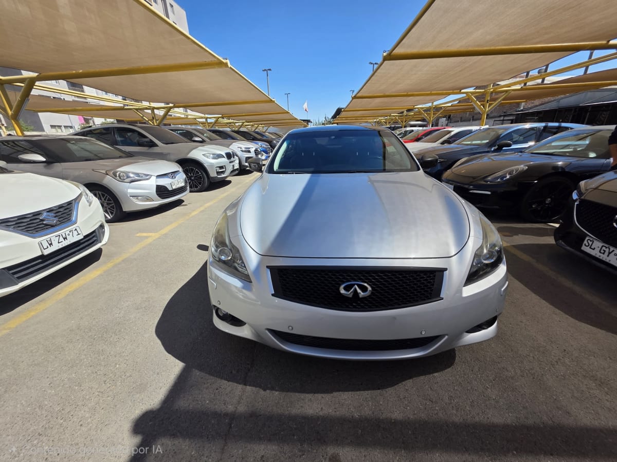2014 Infiniti Q60 CABRIO 3.7 AUT G37 Plata - Miniatura 3