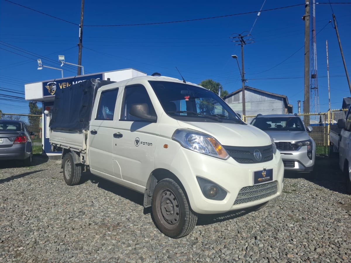 2022 Foton Midi Doble Cabina Blanco - Imagen 1