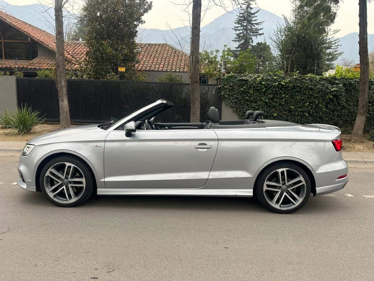 2019 Audi A3 CONVERTIBLE 2.0 AUT 2.0 Plata - Miniatura 8