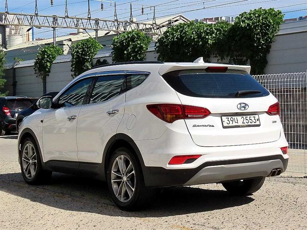 2018 Hyundai Santa Fe Ref 417636 White - Miniatura 3