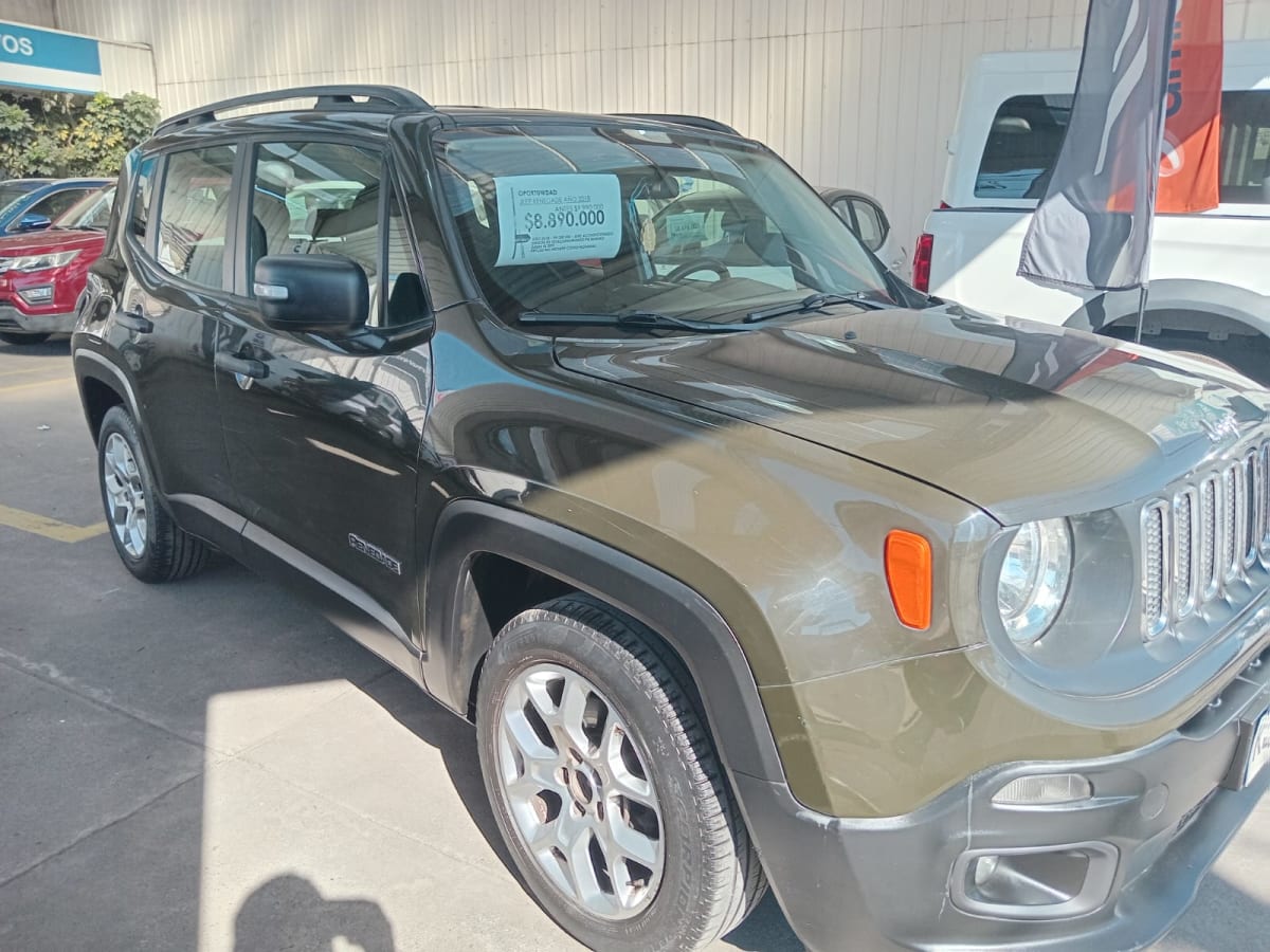 2018 JEEP RENEGADE 1.8 Verde - Miniatura 2