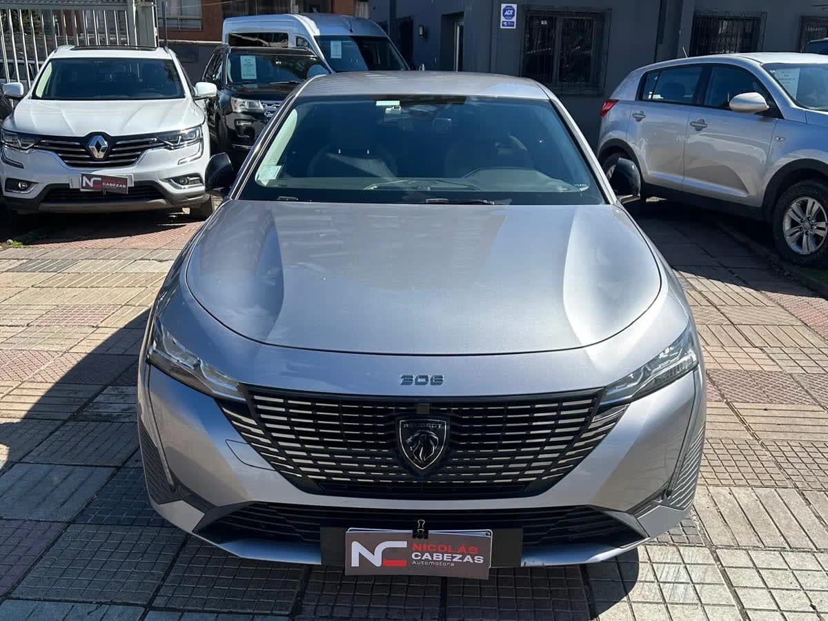 2022 Peugeot 308 BLUEHDI Gris - Miniatura 2
