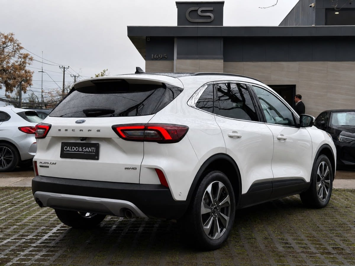 2024 FORD ESCAPE PLATINUM Blanco - Miniatura 5