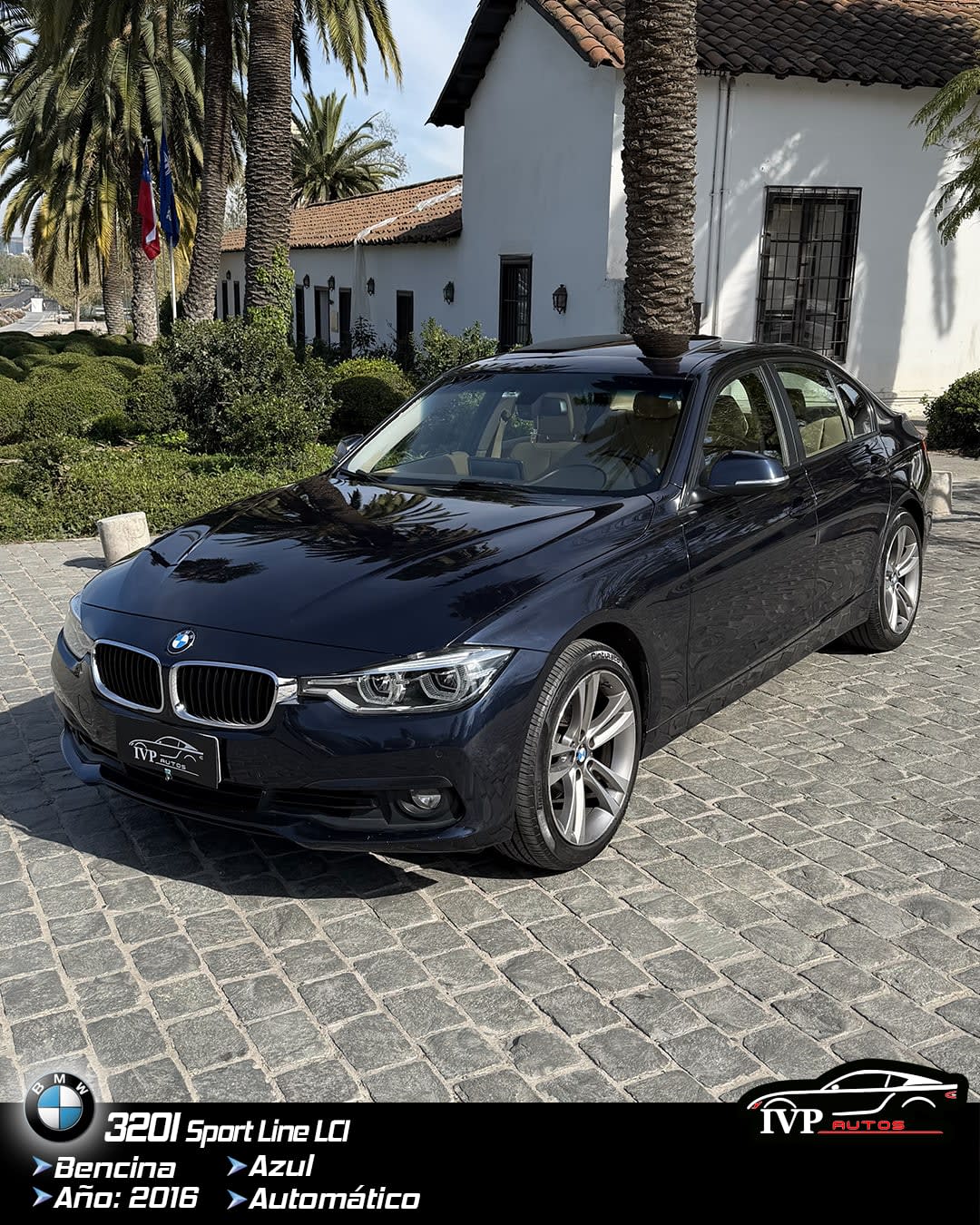 2016 BMW 320I SPORT Azul - Imagen 1