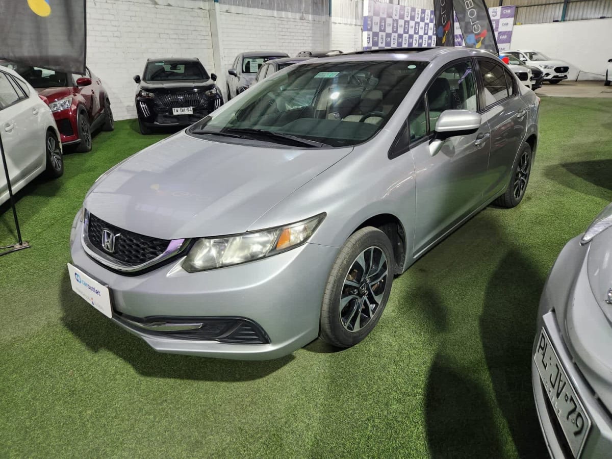 2016 Honda Civic 1.8 Plateado - Imagen 1