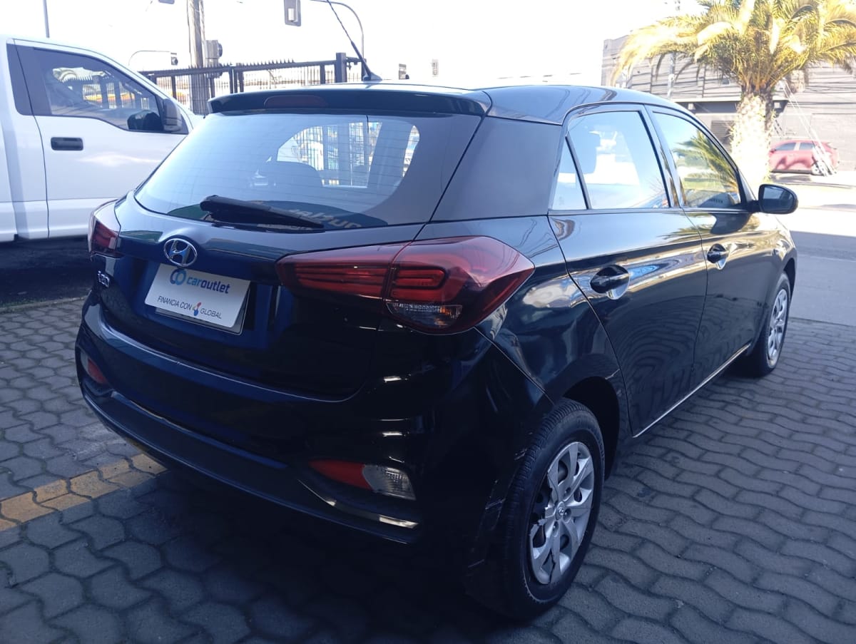 2020 Hyundai I20 IB Active Negro - Miniatura 4