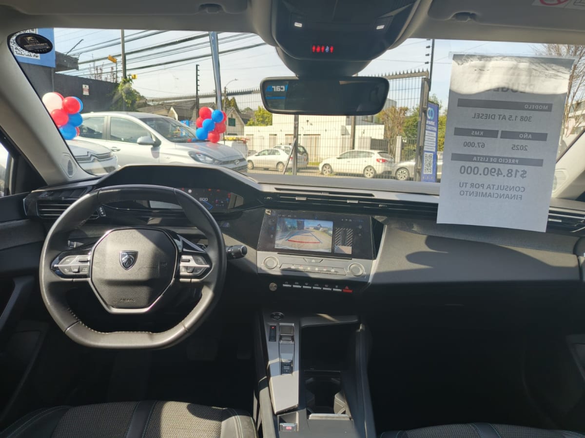 2025 Peugeot 308 Bluehdi 1.5 Negro - Miniatura 7