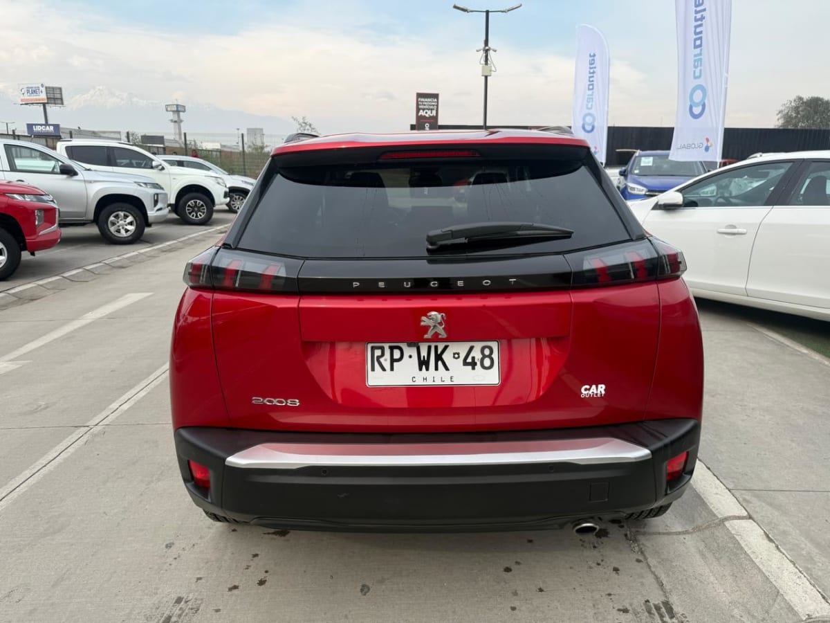 2022 Peugeot 2008 Allure Bluehdi Rojo - Miniatura 4