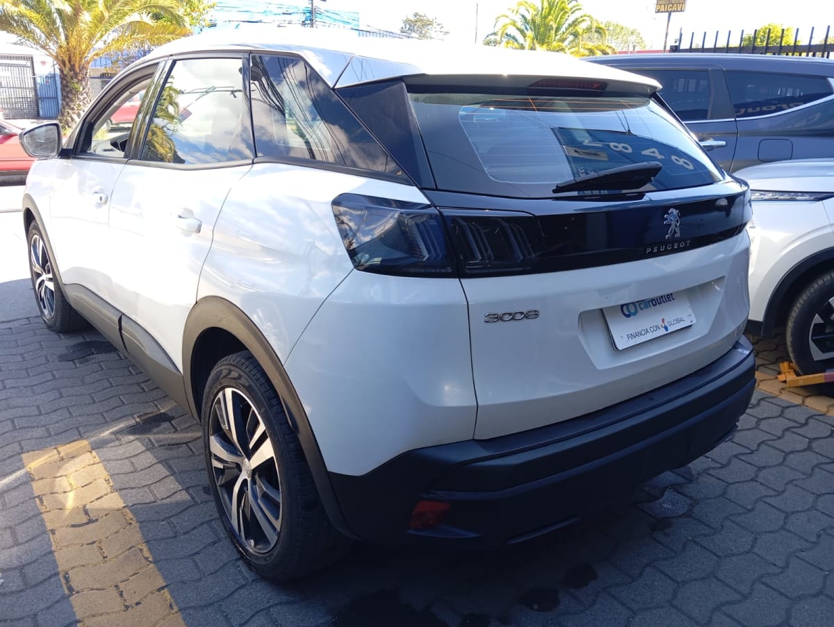 2022 Peugeot 3008 Bluehdi 1.5 Blanco - Miniatura 2