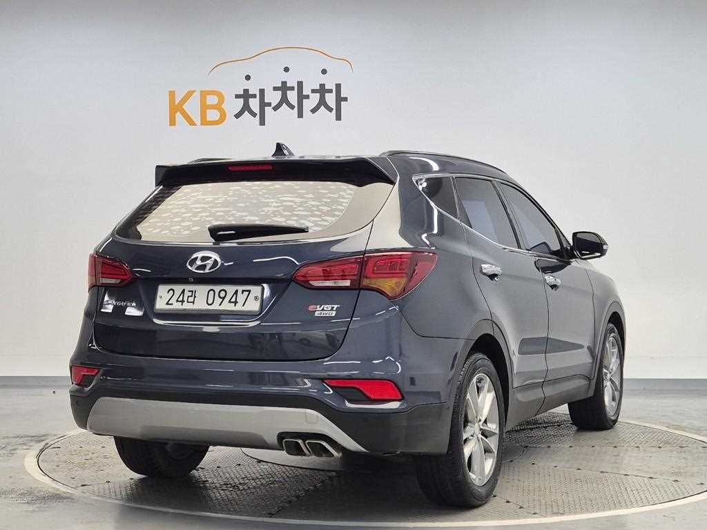 2016 Hyundai Santa Fe Ref 418492 Blue - Miniatura 3