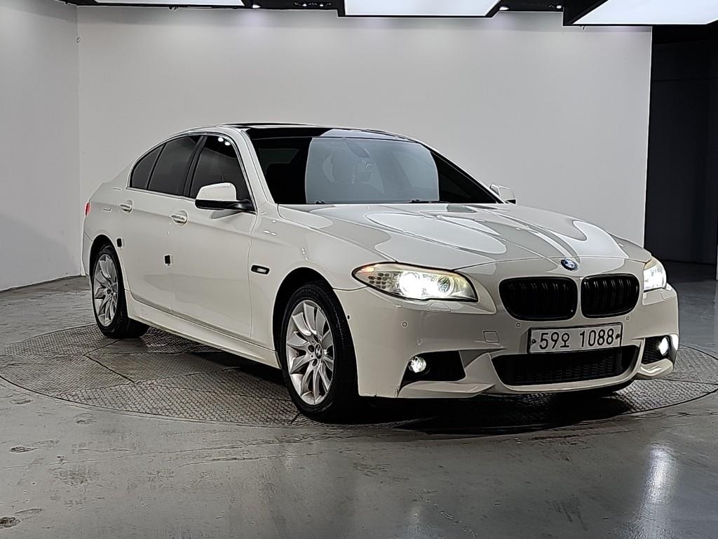 2013 BMW Serie 5 5 Series Ref 418454 Gasoline White - Miniatura 2