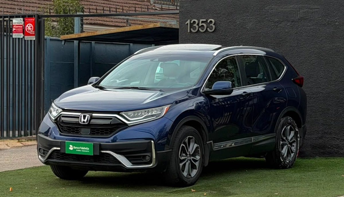 2022 HONDA CR-V TOURING Azul - Miniatura 3