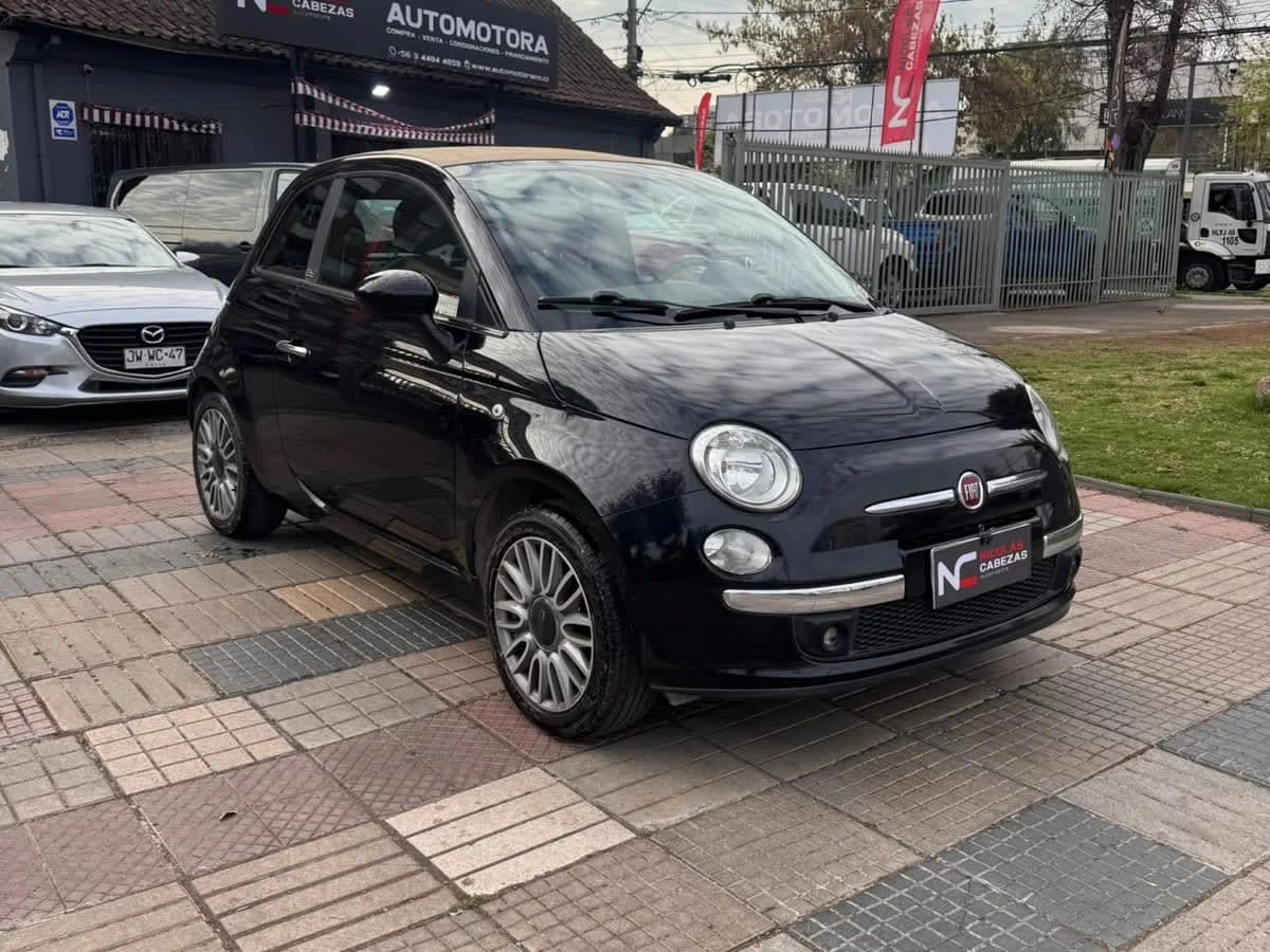 2016 FIAT 500 1.2 Negro - Imagen 1