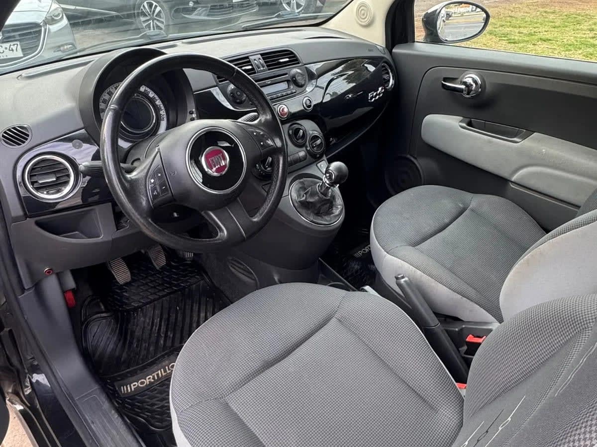 2016 FIAT 500 1.2 Negro - Miniatura 7