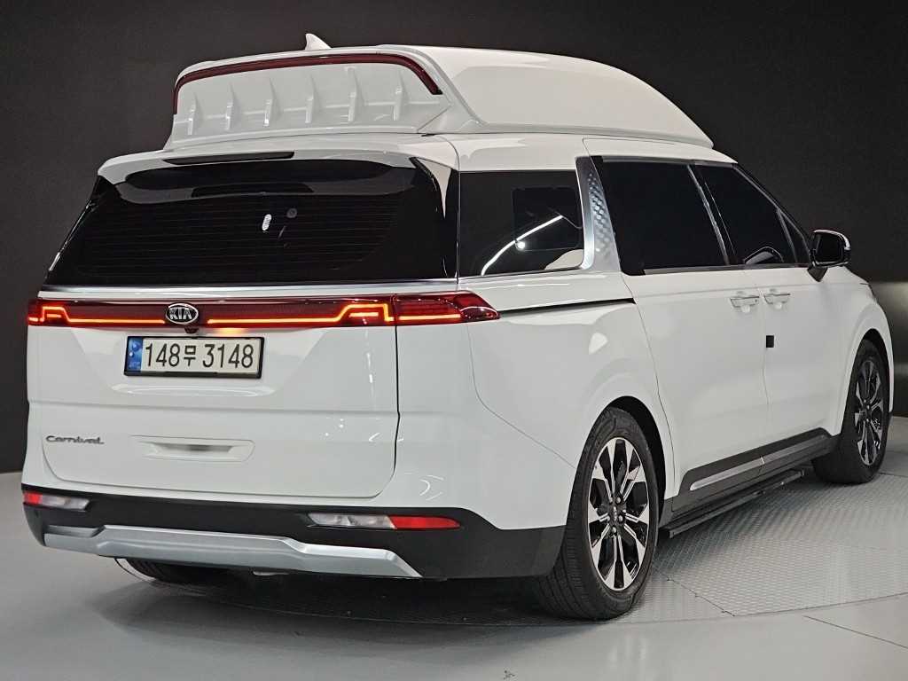 2021 Kia Carnival 4th Blanco - Miniatura 4