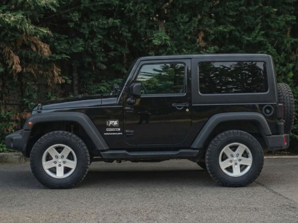 2013 Jeep WRANGLER SPORT 2.8 Negro - Miniatura 5
