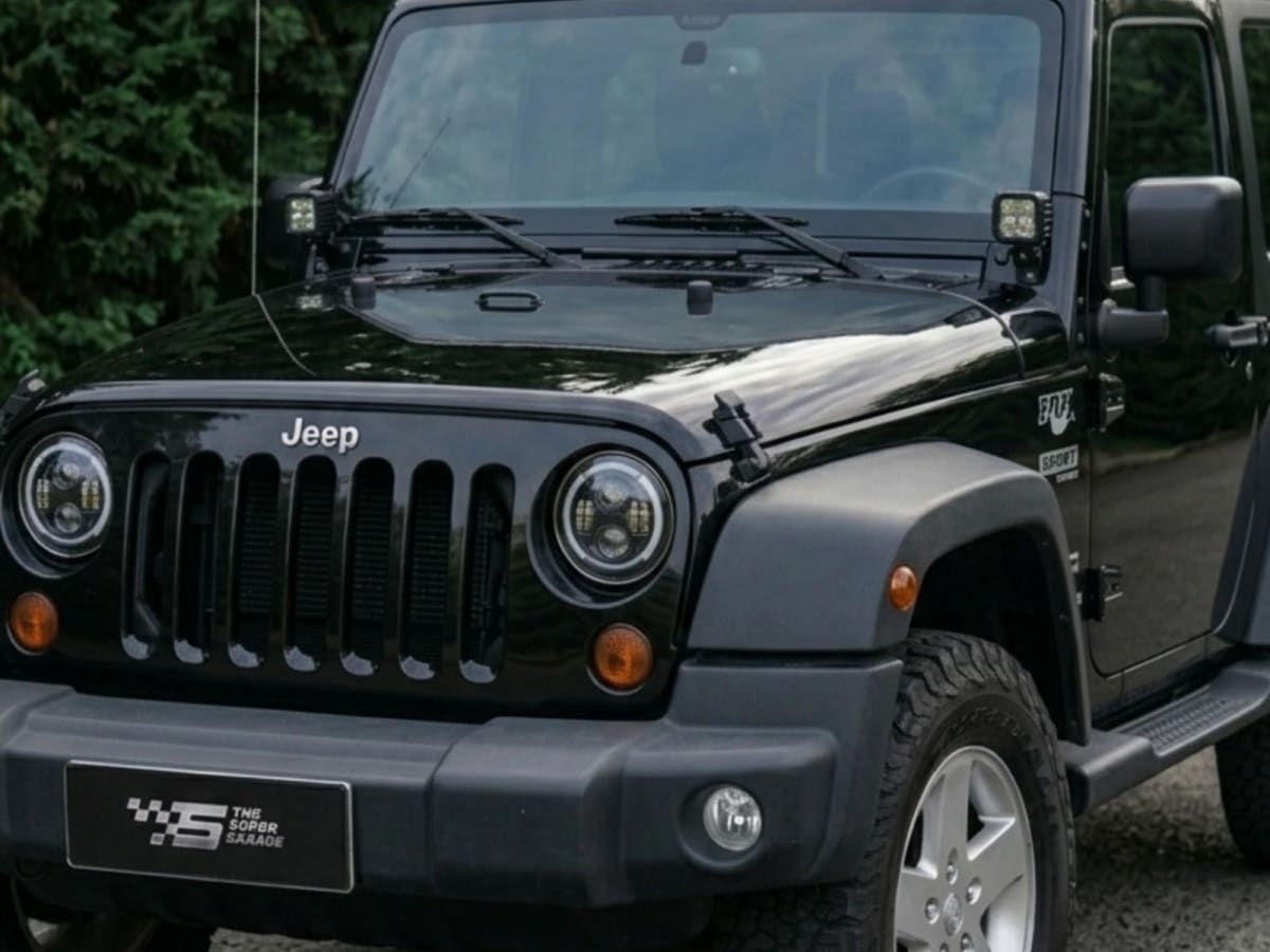2013 Jeep WRANGLER SPORT 2.8 Negro - Miniatura 7