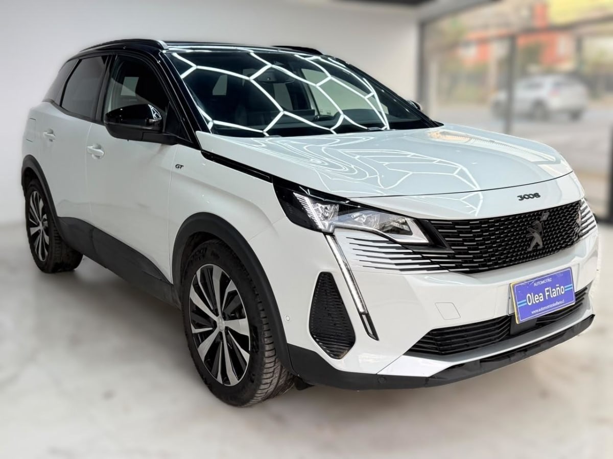 2024 Peugeot 3008 GT BLACK EDITION 1.5 Blanco - Miniatura 3