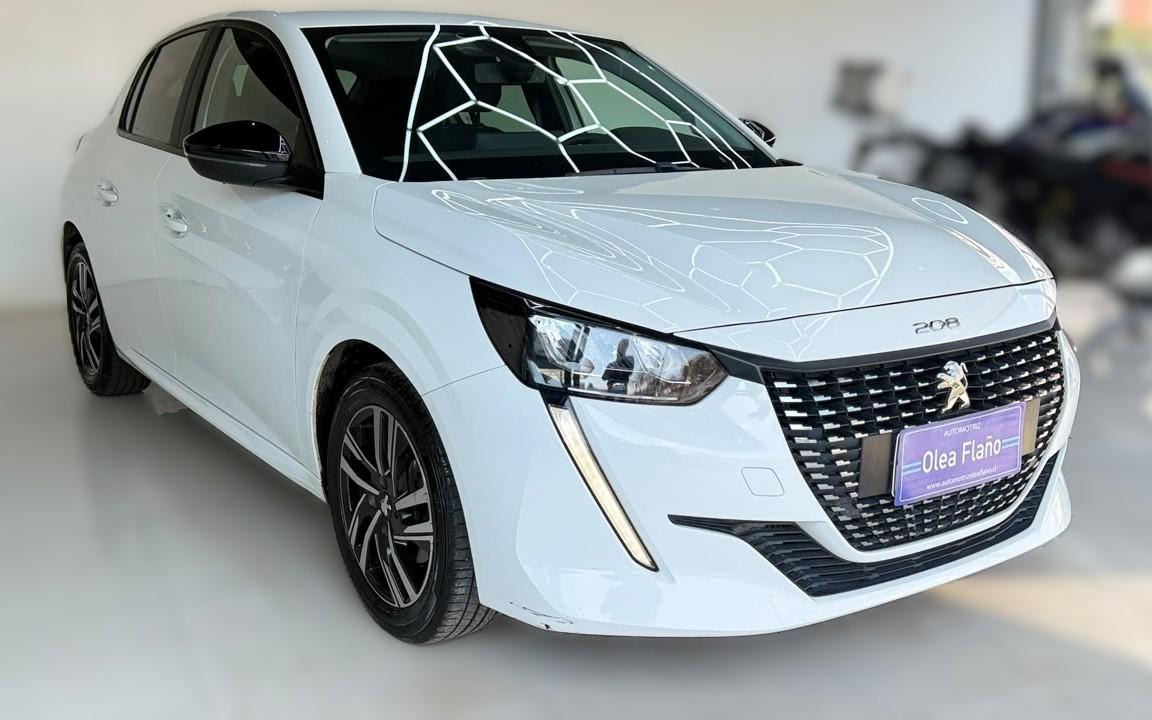 2023 PEUGEOT 208 ALLURE Blanco - Miniatura 3