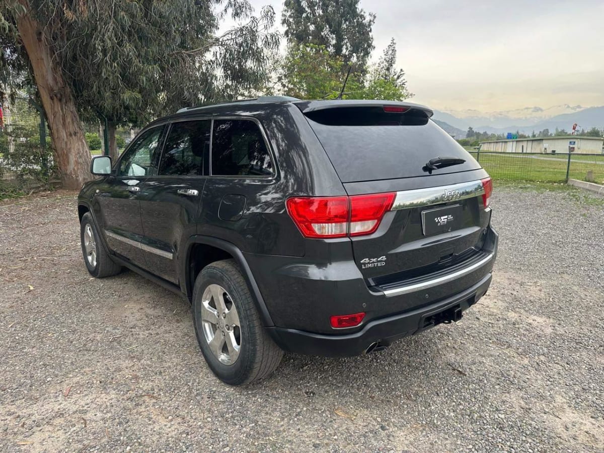 2011 Jeep GRAND CHEROKEE LIMITED Negro - Miniatura 7