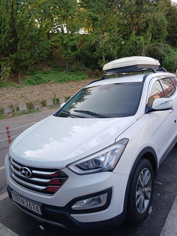 2013 Hyundai Santa Fe DM Blanco - Miniatura 3