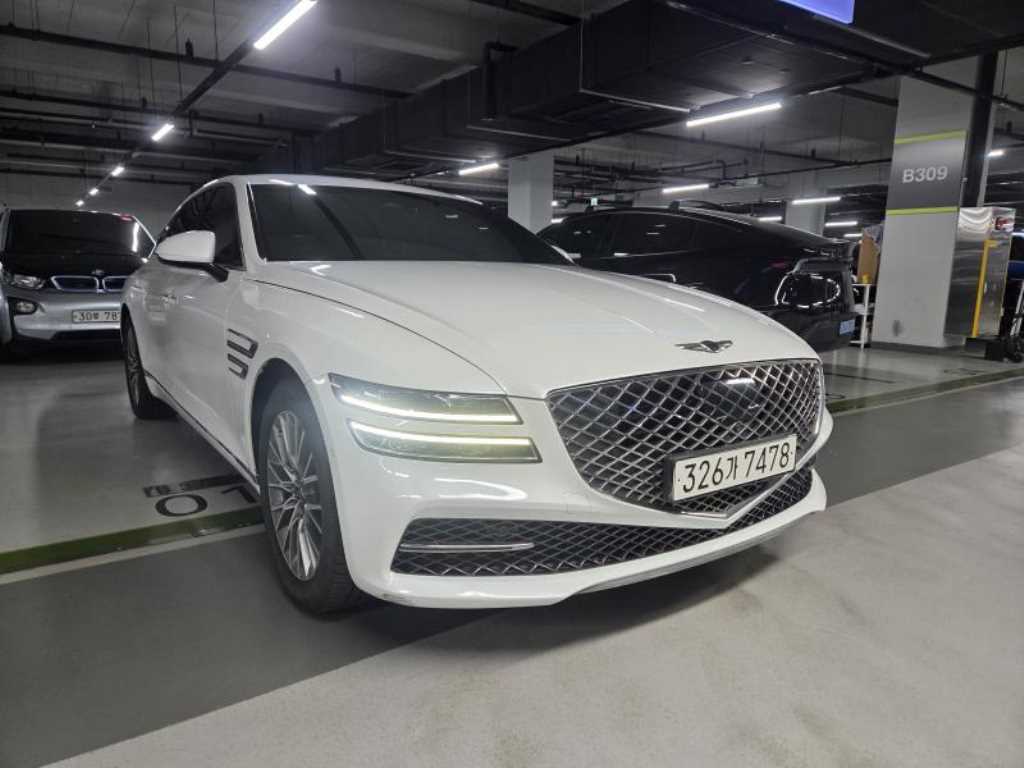 2022 Genesis G80 (RG3) Blanco - Miniatura 2