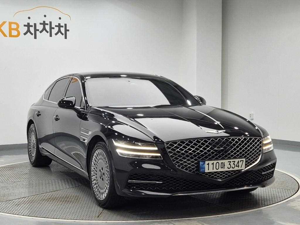 2022 Genesis G80 (RG3) Negro - Miniatura 4