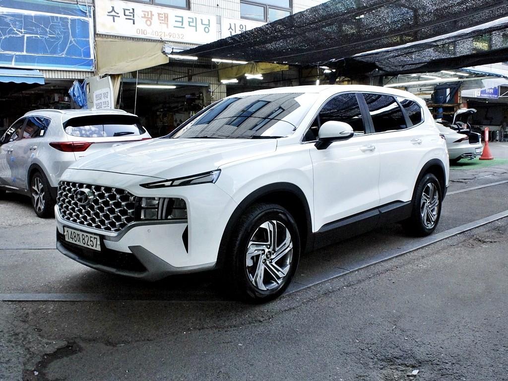 2021 Hyundai Santa Fe Diesel Blanco - Miniatura 2