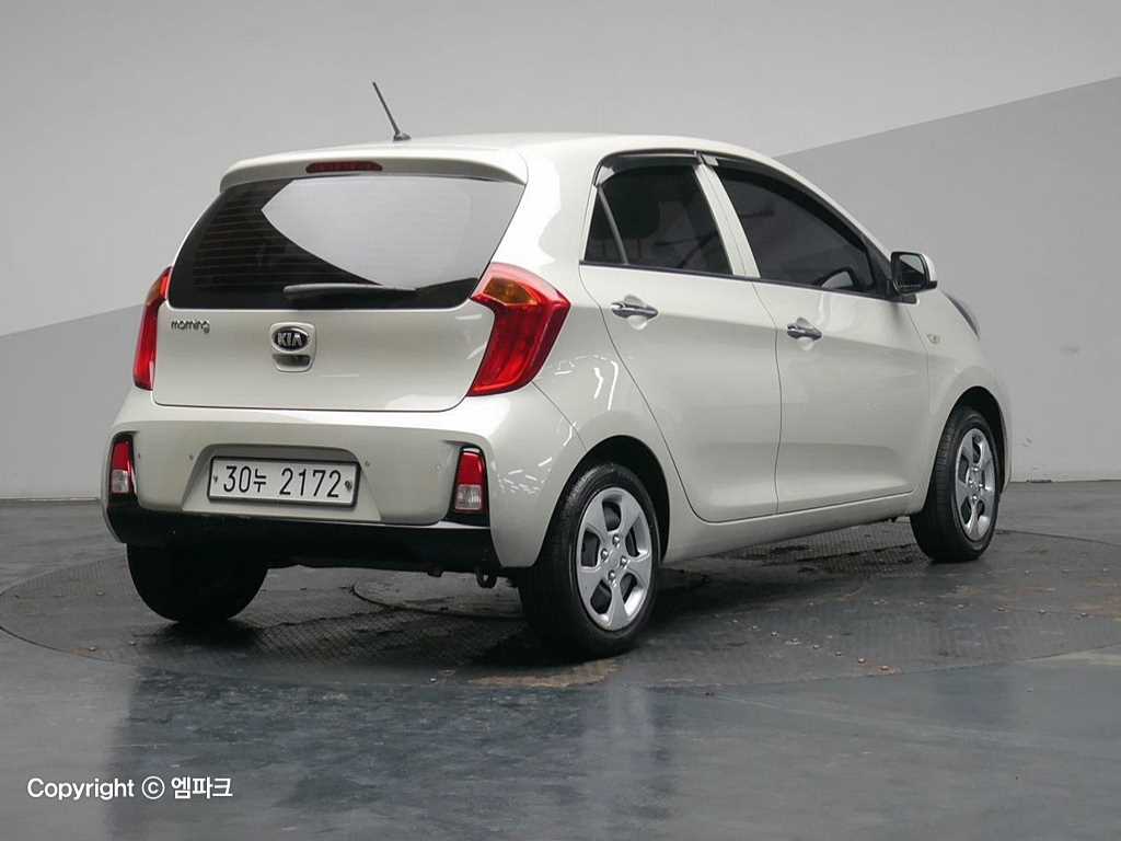 2016 KIA Morning Ref 419736 Gasoline Blanco - Miniatura 3