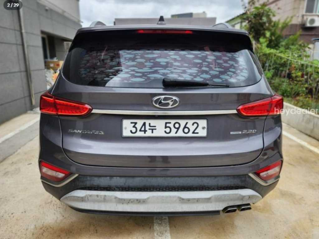 2019 Hyundai Santa Fe TM Gris - Miniatura 2