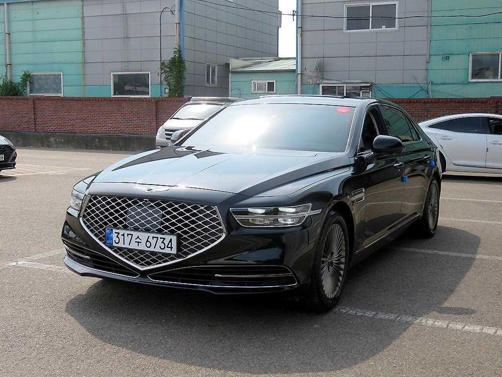 2021 Genesis G90 3.8 Negro - Miniatura 2