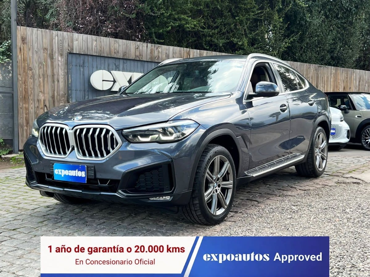 2020 BMW X6 40I Gris - Miniatura 3