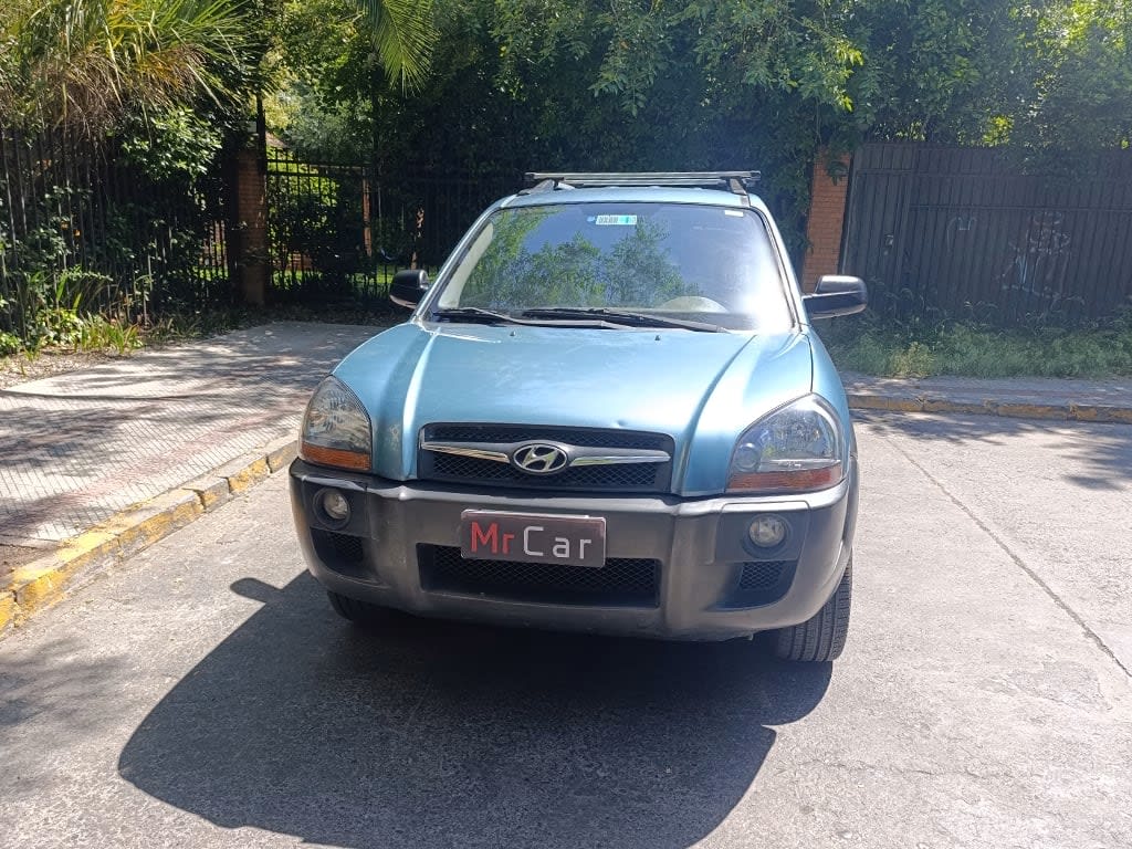 2010 Hyundai Tucson 4x4 Verde - Imagen 1