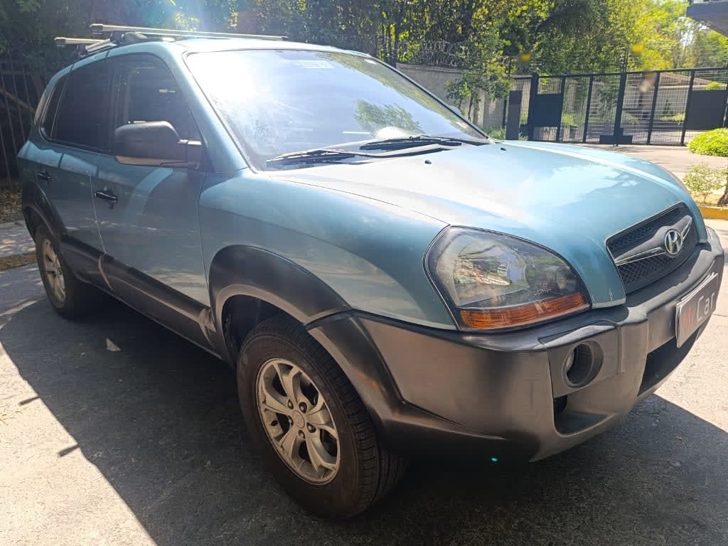 2010 Hyundai Tucson 4x4 Verde - Miniatura 9