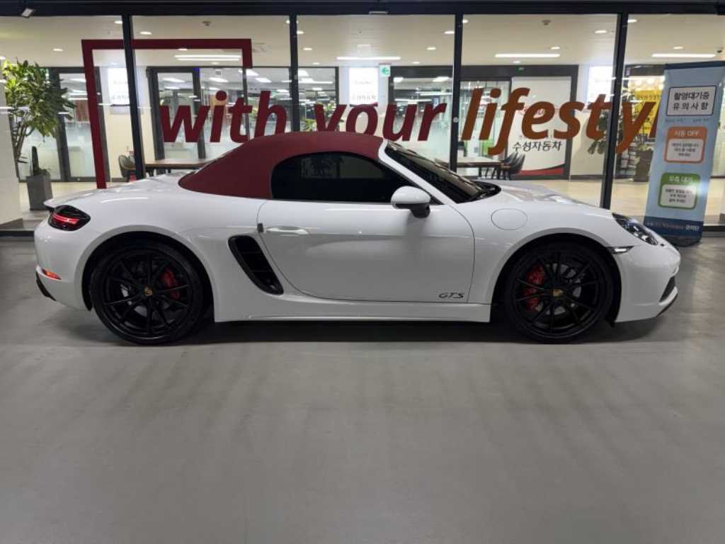 2019 Porsche 718 Boxster Blanco - Miniatura 2
