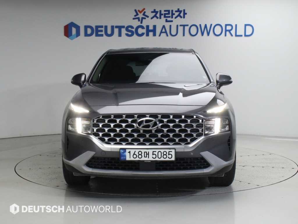2021 Hyundai Santa Fe Diesel Gris - Miniatura 3