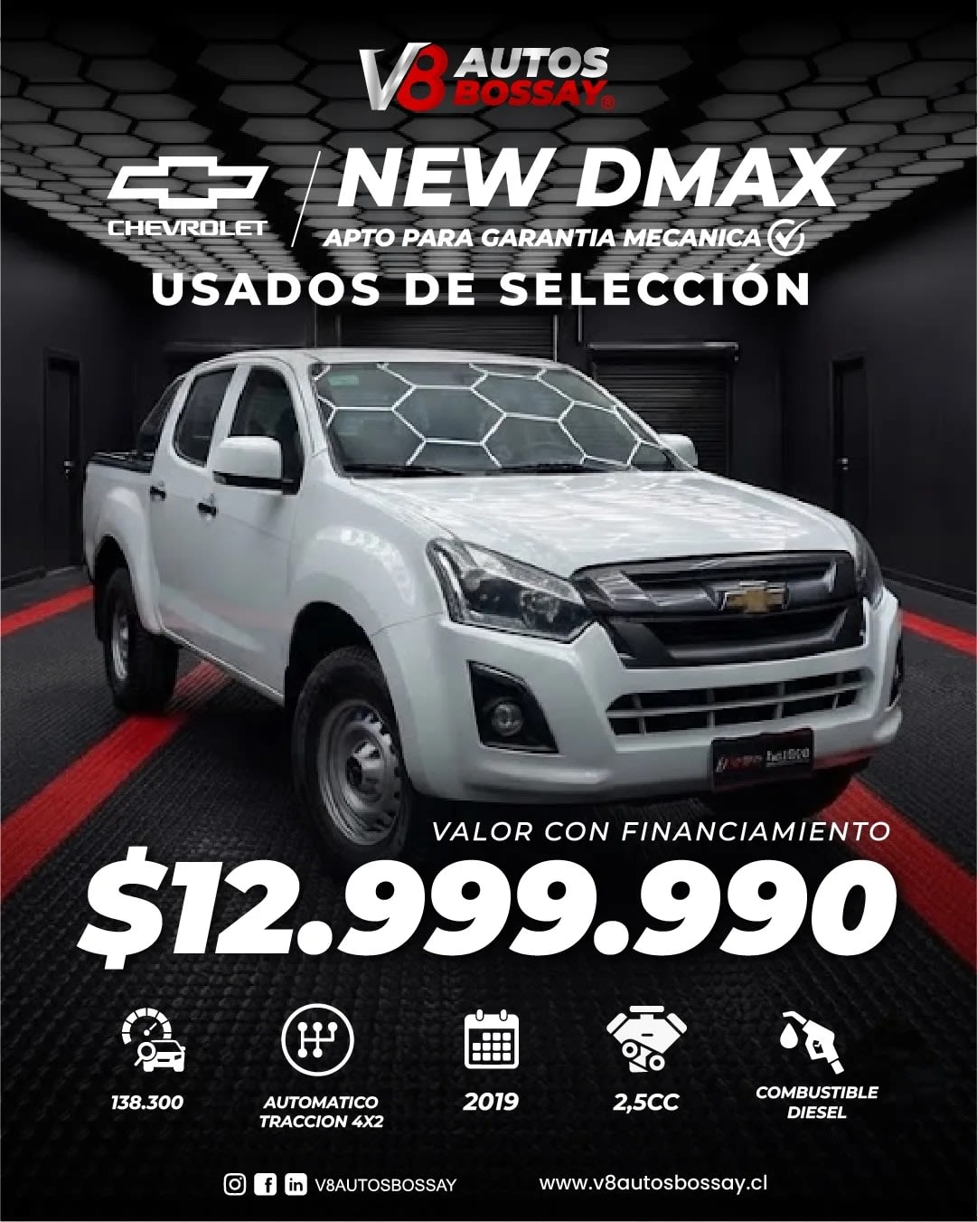 2019 Chevrolet NEW D-MAX Blanco - Imagen 1