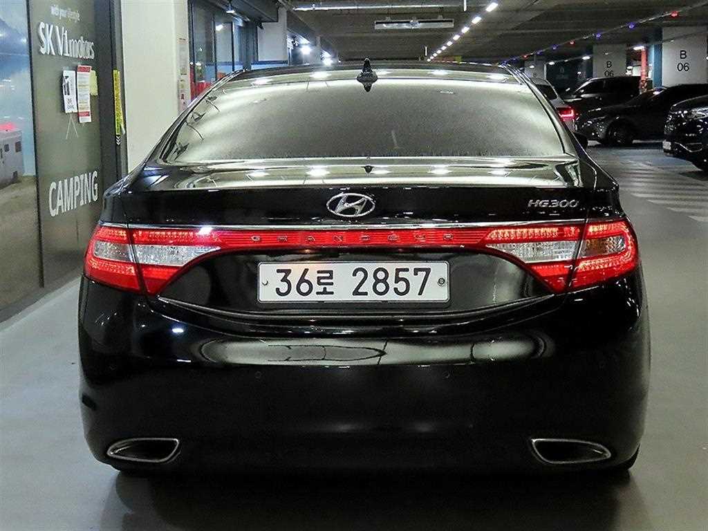 2014 Hyundai Grandeur Ref 420983 Gasoline Negro - Miniatura 5