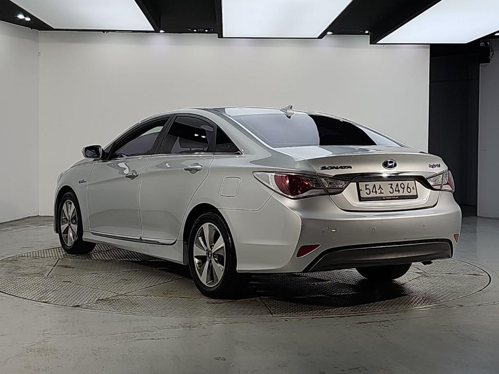 2012 Hyundai Sonata Hybrid Plata - Miniatura 3