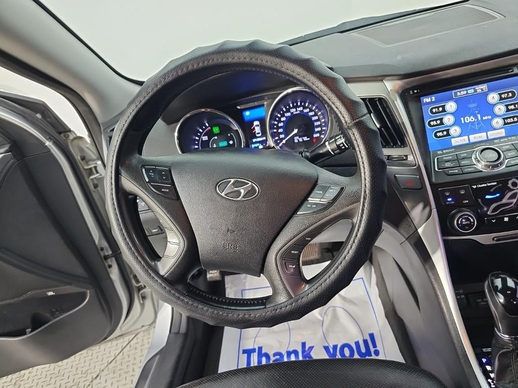 2012 Hyundai Sonata Hybrid Plata - Miniatura 9